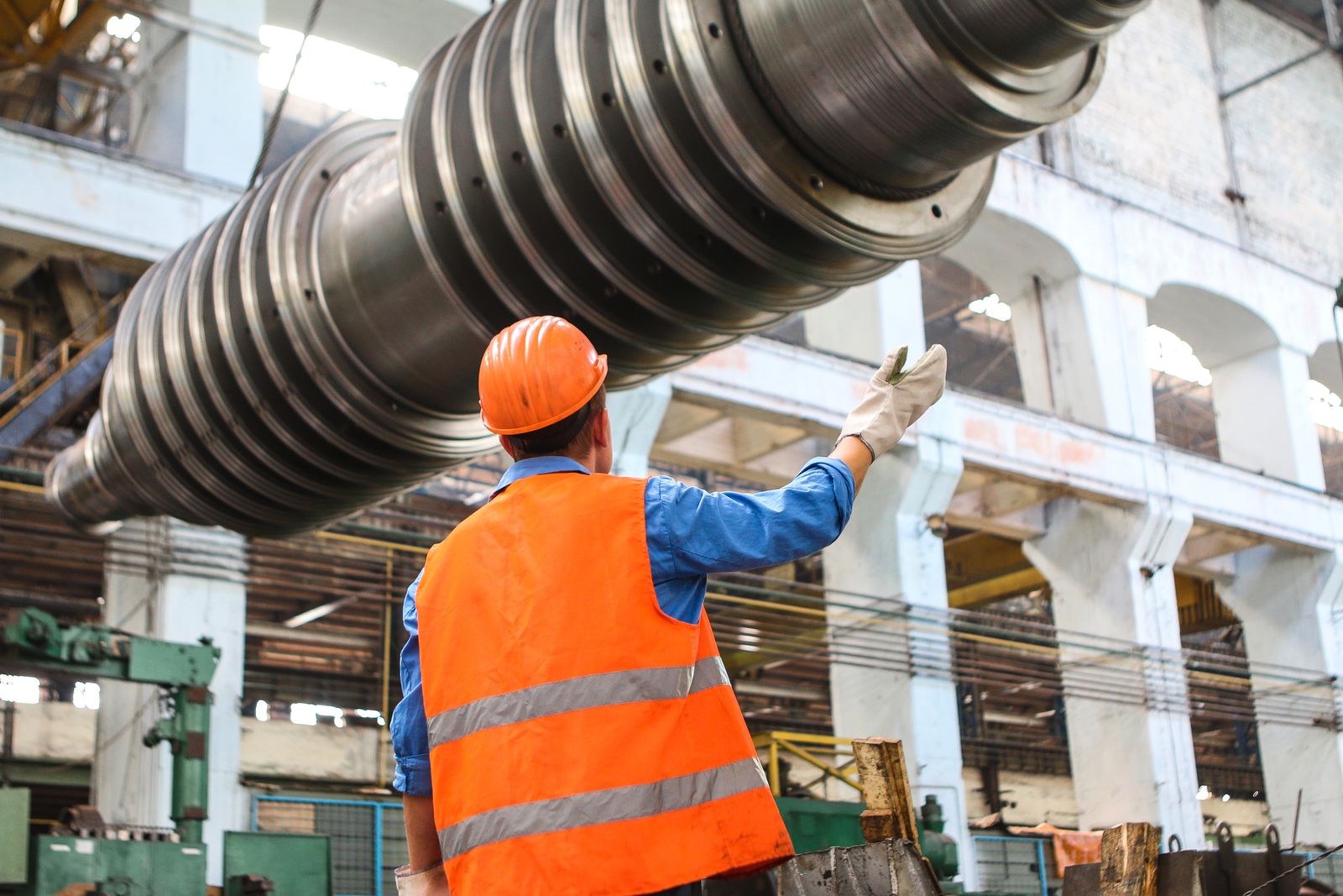 Endüstriyel metal işleme ve hurda sahası